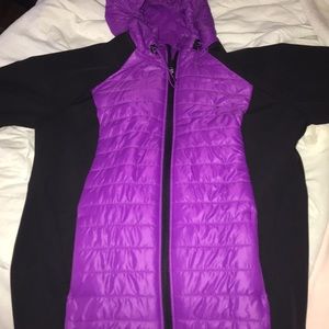 Purple puffy jacket